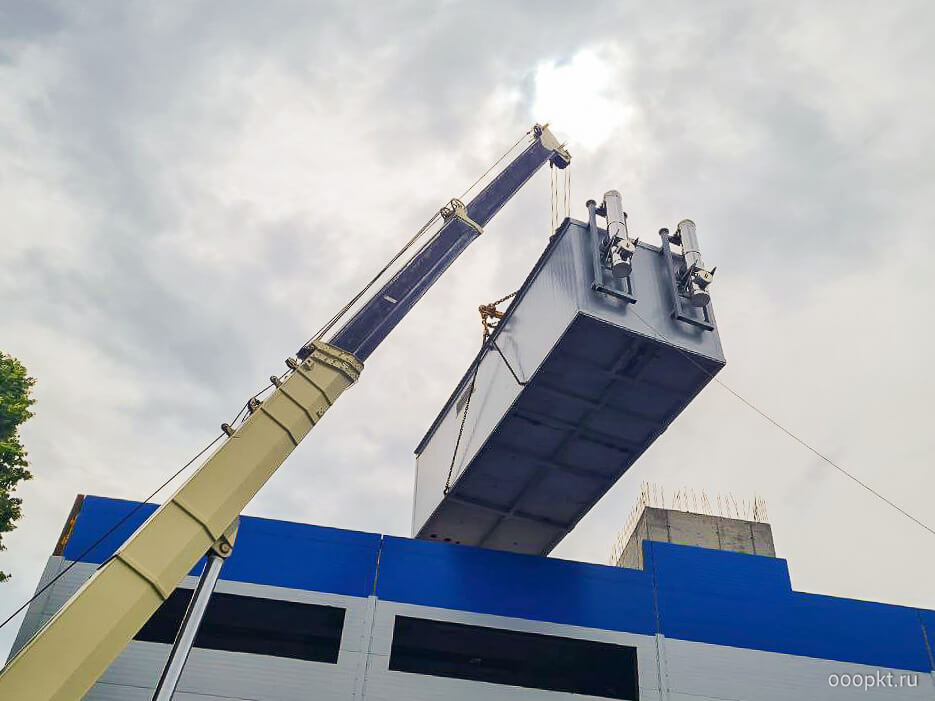 Газовая котельная на крыше